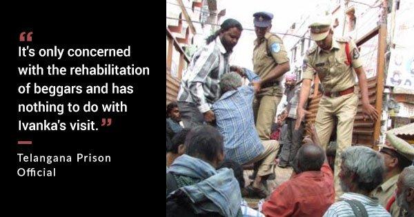 Are Beggars Being Removed From Hyderabad Streets Due To Ivanka Trump’s Visit? Police Says No
