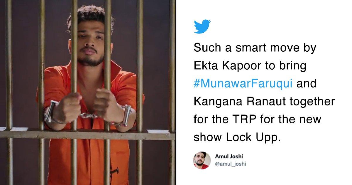 Munawar Faruqui Will Be A Contestant On Kangana’s Lock Upp & The Net’s Like ‘Ye Sab Doglapan Hai’