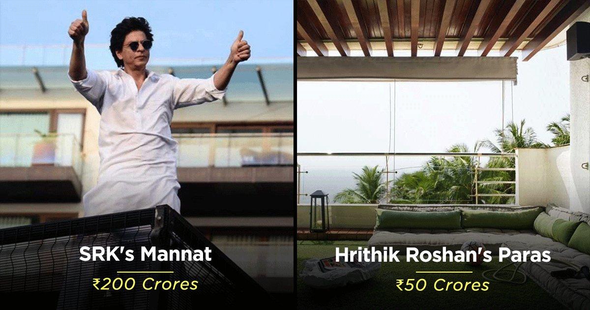 From Mannat to Nawab, Here Are 10 Of The Most Lavish Bungalows Bollywood Celebs Own
