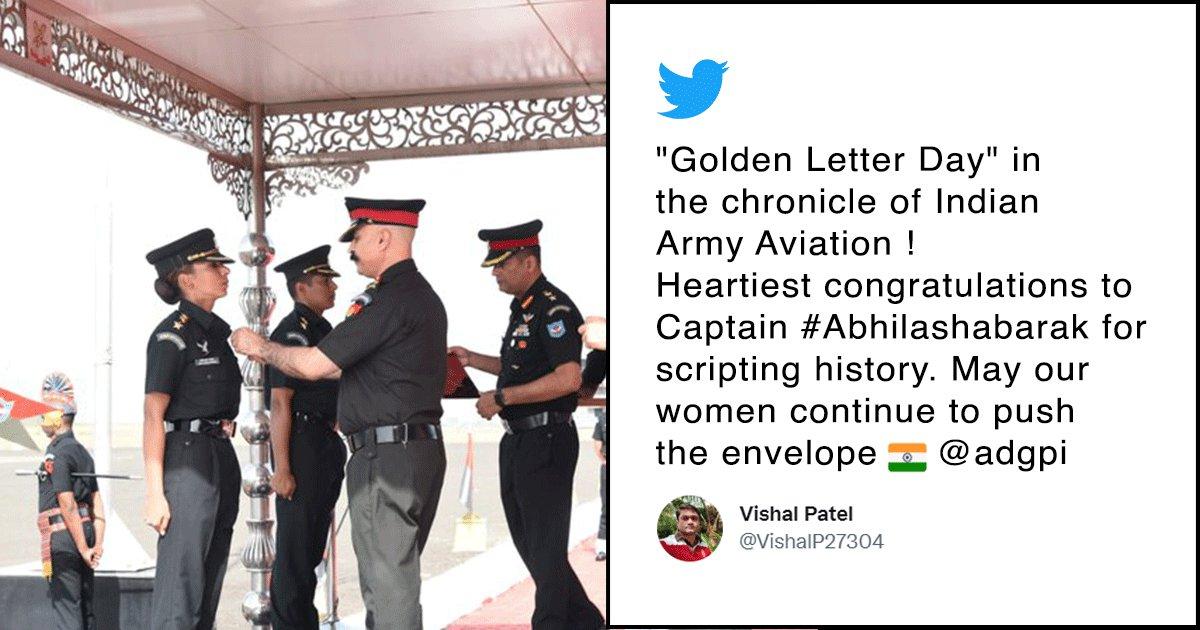 Meet Captain Abhilasha Barak, 1st Woman Officer To Join Army Aviation Corps As Combat Aviator