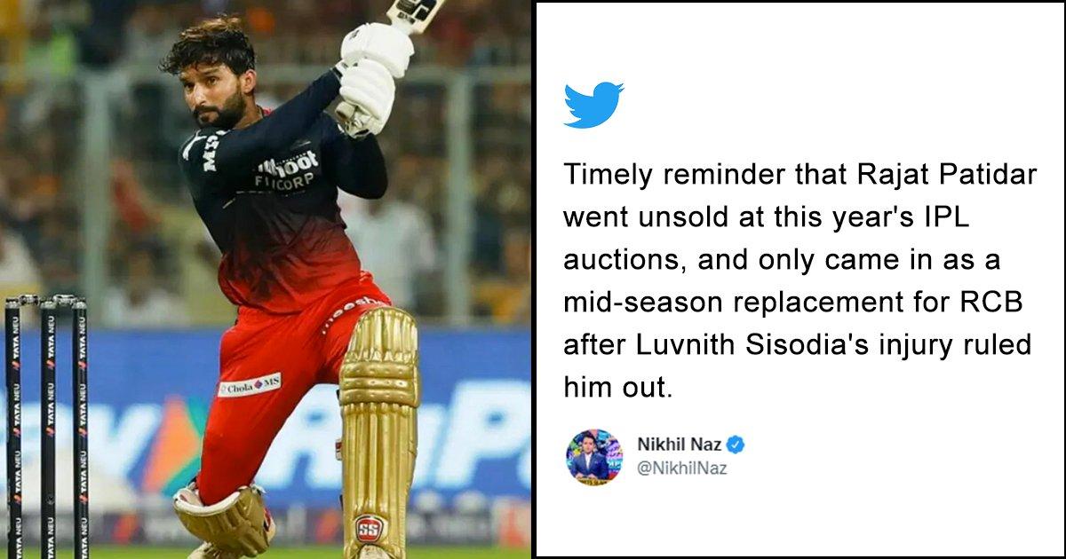 From Going Unsold To Hitting A 100 In The IPL Playoffs, Rajat Patidar’s Come A Long Way