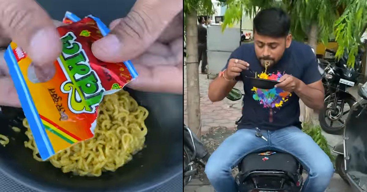 Someone Decided To Make Maggi With Vimal Pan Masala & We’re Choking