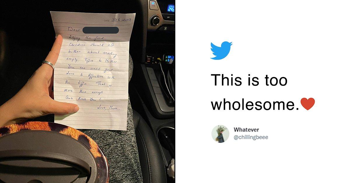 Woman Complained About Mess Food To Friend & Now His Mom Sends Her Tiffin Every Day With Notes