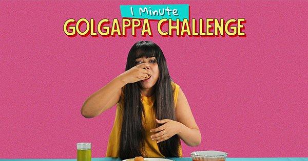 1 Minute Golgappa Challenge