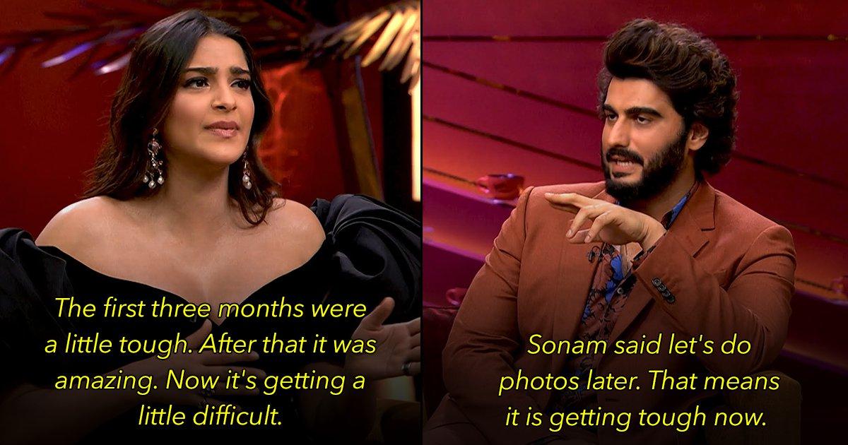 11 Times Arjun & Sonam Kapoor In Koffee With Karan S7 Proved Desi Sibling Banters Have No Winners