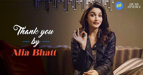 Thank You by Alia Bhatt