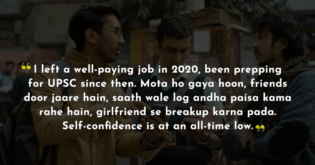 UPSC Aspirant’s Rant On Losing Friends & Confidence Preparing For The Exam Is One Harsh Truth