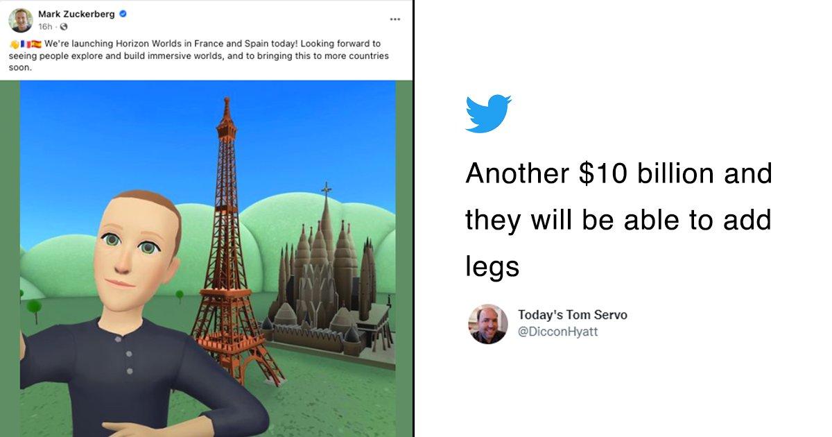 Mark Zuckerberg Launches Meta’s ‘Horizon Worlds’ & Immediately Gets Trolled For Its Bad Graphics