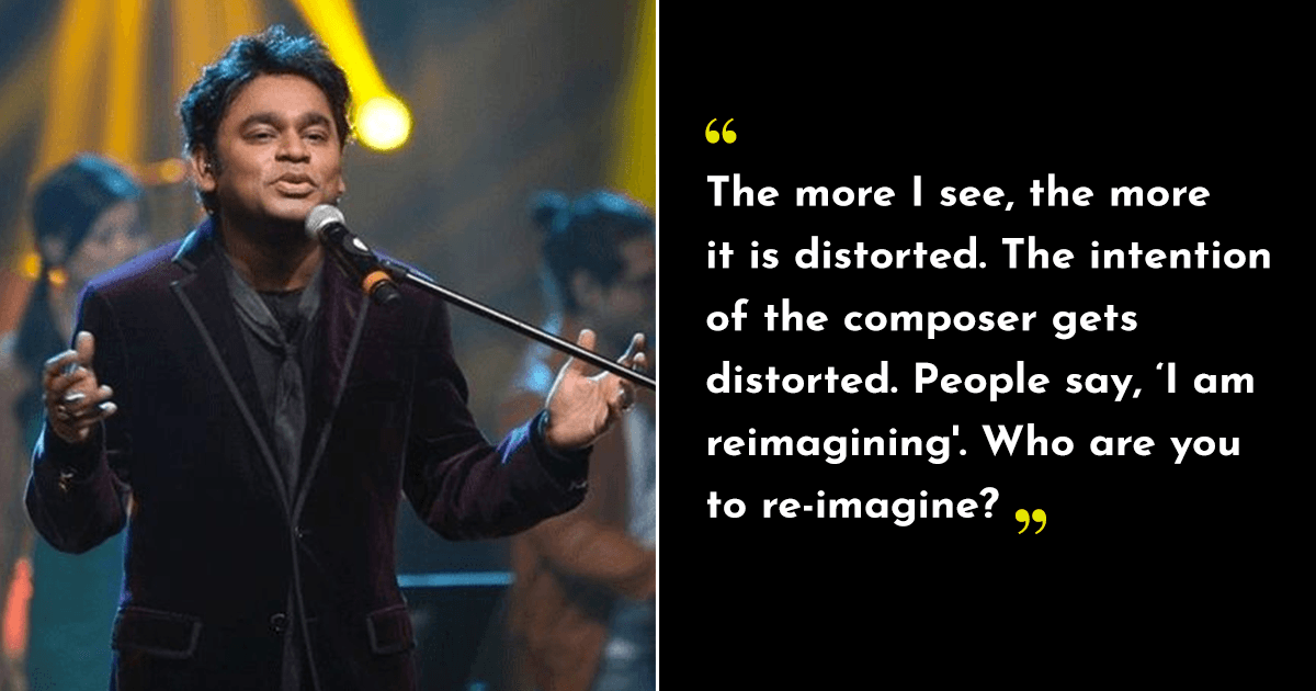 ‘Weird’, ‘Distorted’: AR Rahman Expresses His Concern Over The Ongoing ‘Remix Culture’