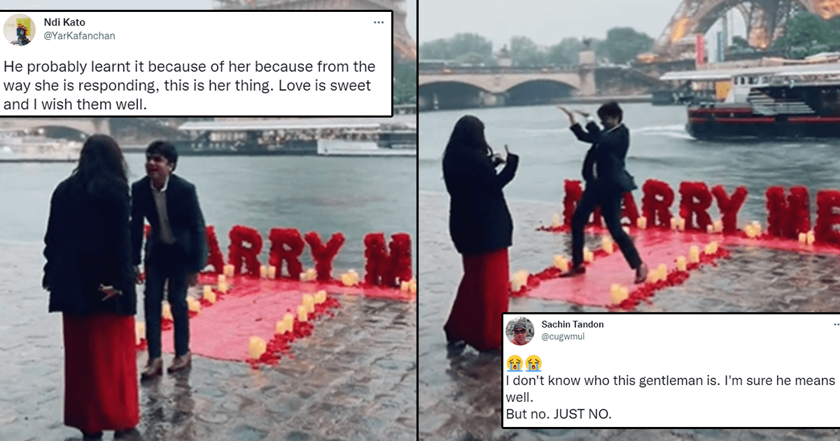 This Man Proposing To His GF By Dancing To An SRK Song Has Twitter Divided