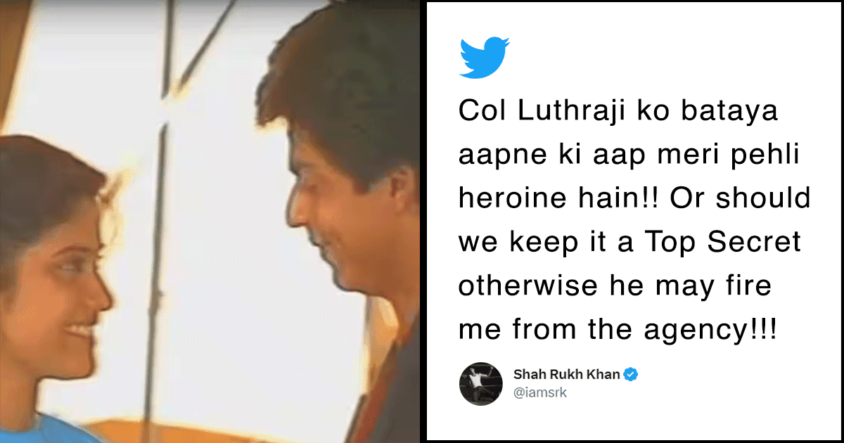 SRK’s Banter With His ‘Pehli Heroine’ Renuka Shahane Is The Sweetest Thing