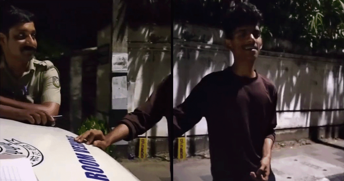 This Man Who Sang Kailash Kher’s Teri Deewani For Kerala Cops On Night Duty Has Won The Internet