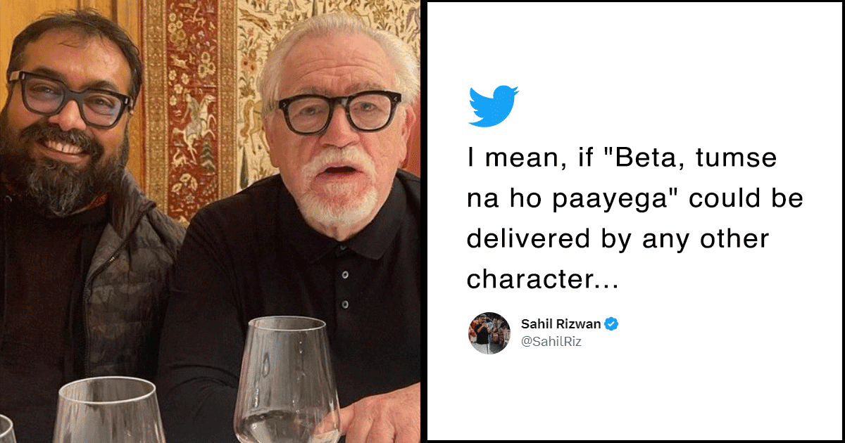 This Picture Of Anurag Kashyap & Brian Cox Has Us Imagining Logan From ‘Succession’ As Ramadhir Singh