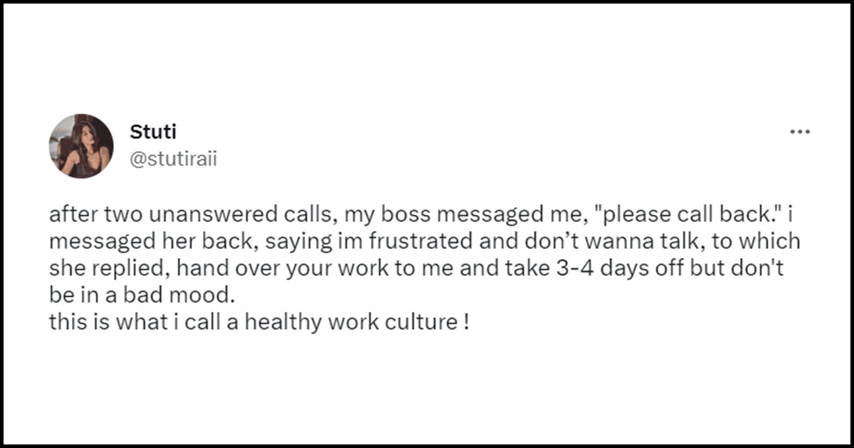 A User Shares What A Healthy Workspace Looks Like After Her Boss Helped When She Was Frustrated