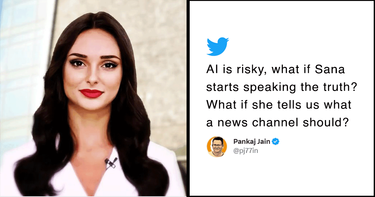 Sana, India’s First AI Anchor Is Presenting With Sudhir & We Don’t Know Where To Place Our Feelings