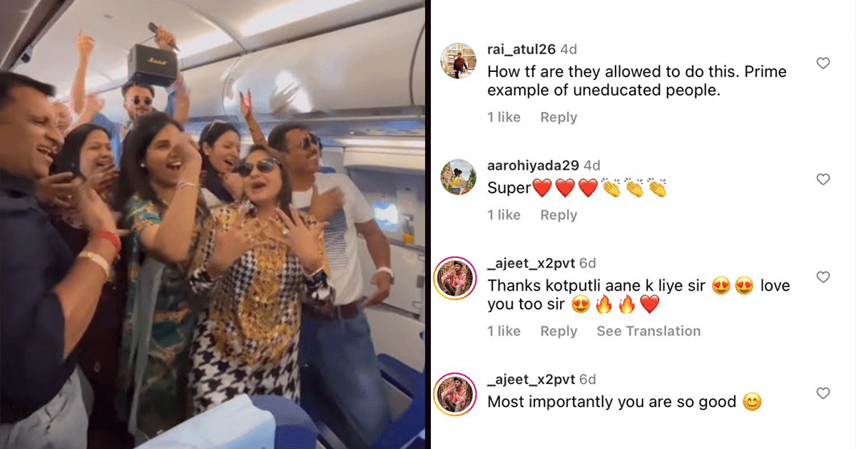 Passengers Dance To Sapna Chaudhary’s Song On A Flight, The Internet Is Confused