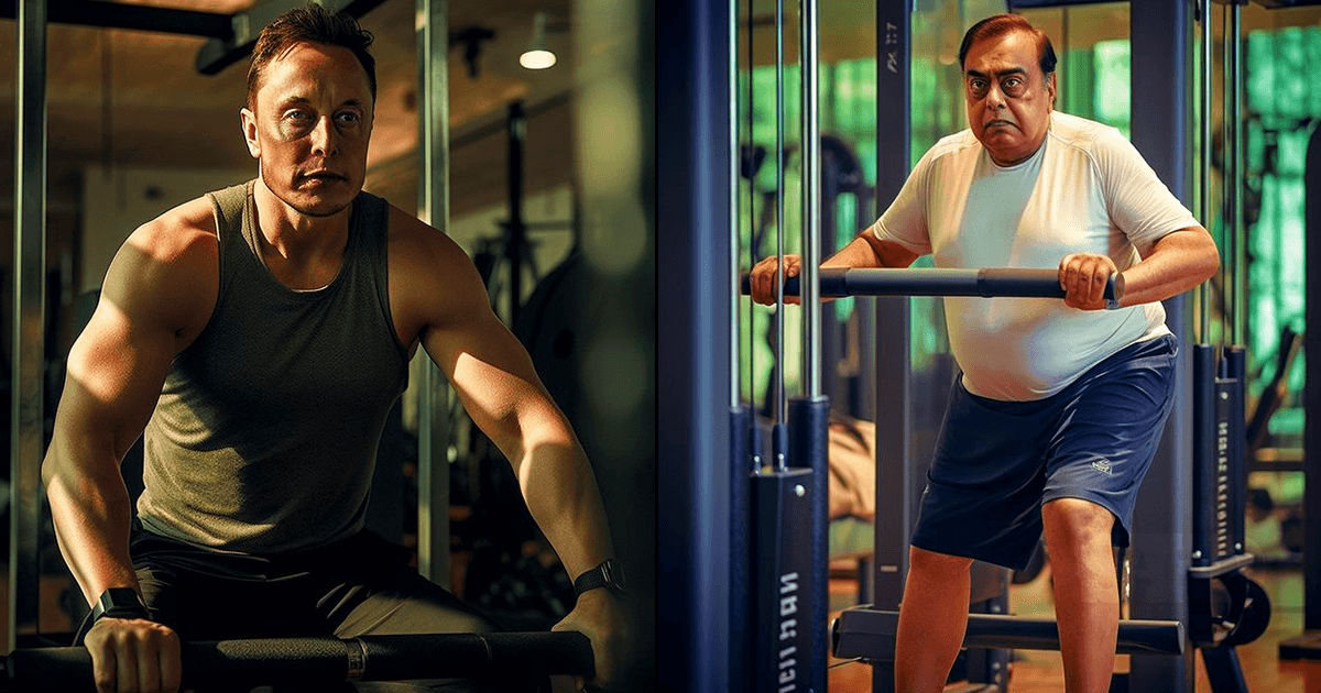 From Mukesh Ambani To Ratan Tata, AI Artist Imagines Billionaires ‘Hitting The Gym’