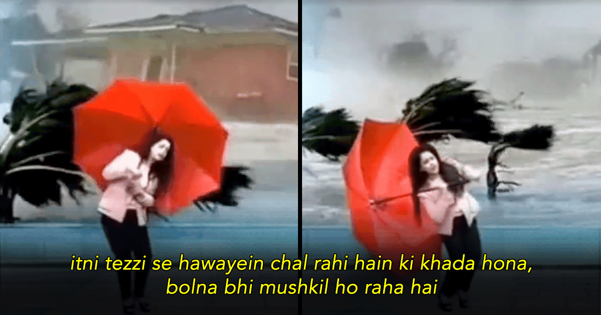 Anchor Goes Dramatic In Studio During Live Reporting On Cyclone Biparjoy. Soap Opera, Was It?