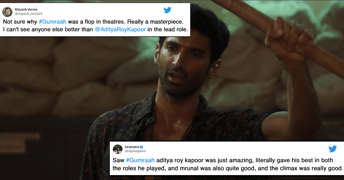 14 Tweets To Read Before Watching Aditya Roy Kapoor & Mrunal Thakur Starrer ‘Gumraah’