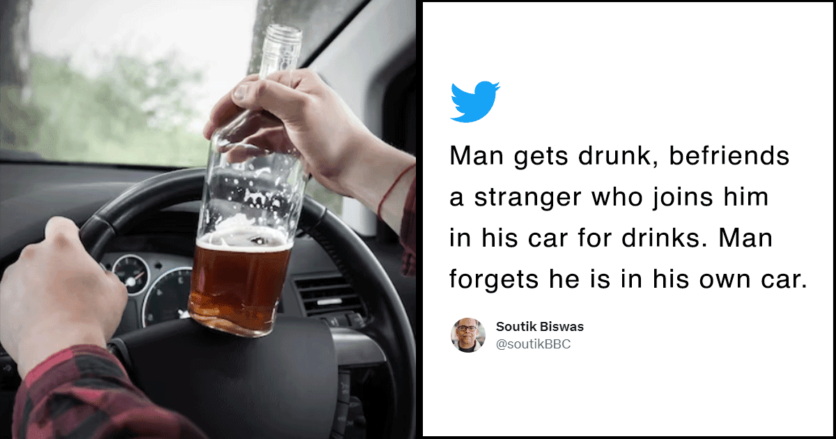 In A Peak NCR Incident, Man Drinks With A Stranger Who Drops Him At Metro & Drives Off With His Car