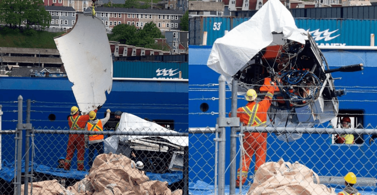 Pictures Of Recovered Titan Submersible Debris Are Out. It ‘Presumably Contains Human Remains’