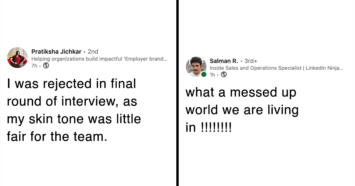 This Girl Got Rejected For A Job Because She Was ‘Too Fair,’ & People Are Confused AF