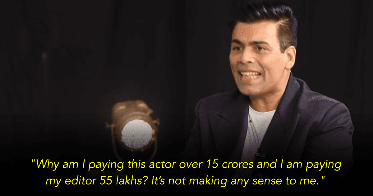 Karan Johar Talked About Pay Disparity Between Cast & Crew In An Old Interview & Made Real Sense