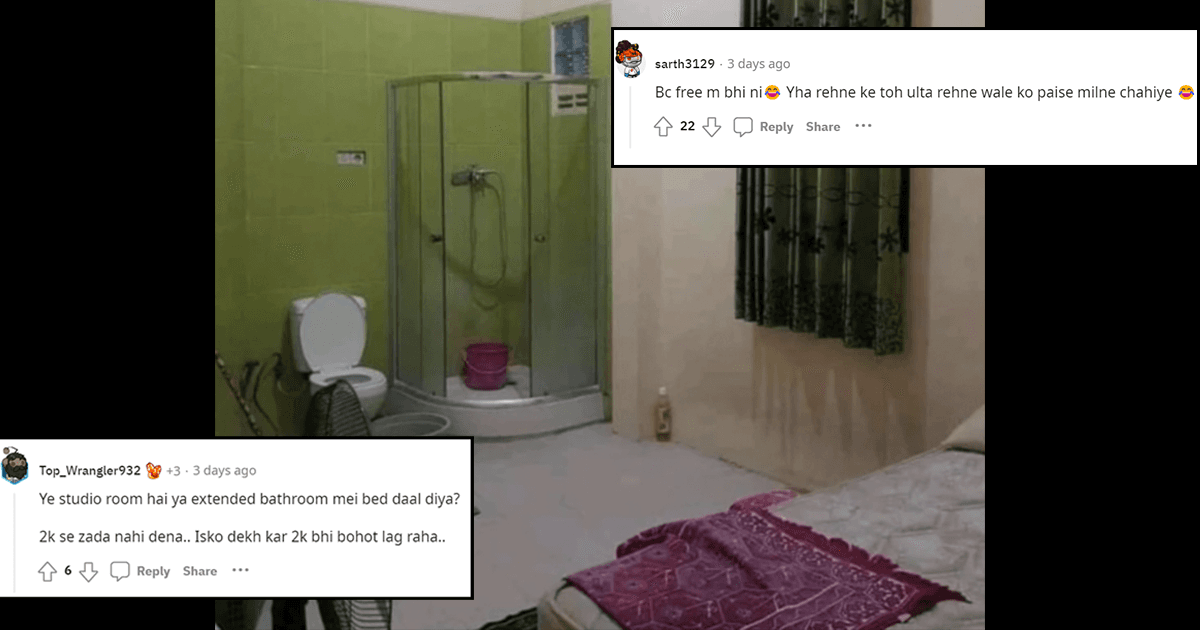 This Room Having Toilet With Bed Is On Rent & We’re Like ‘Iska Toh Return Rent Lagega’