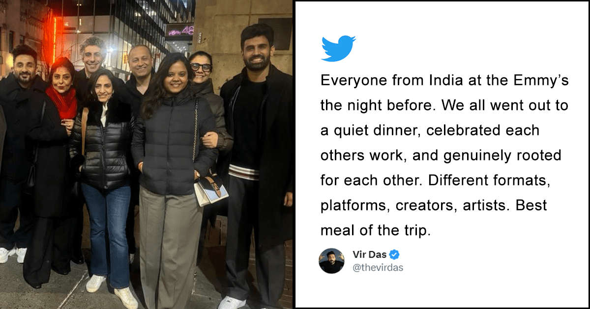 Vir Das Shared A Group Photo Of ‘Indians At The Emmys’ & We’re Feeling All The Feels