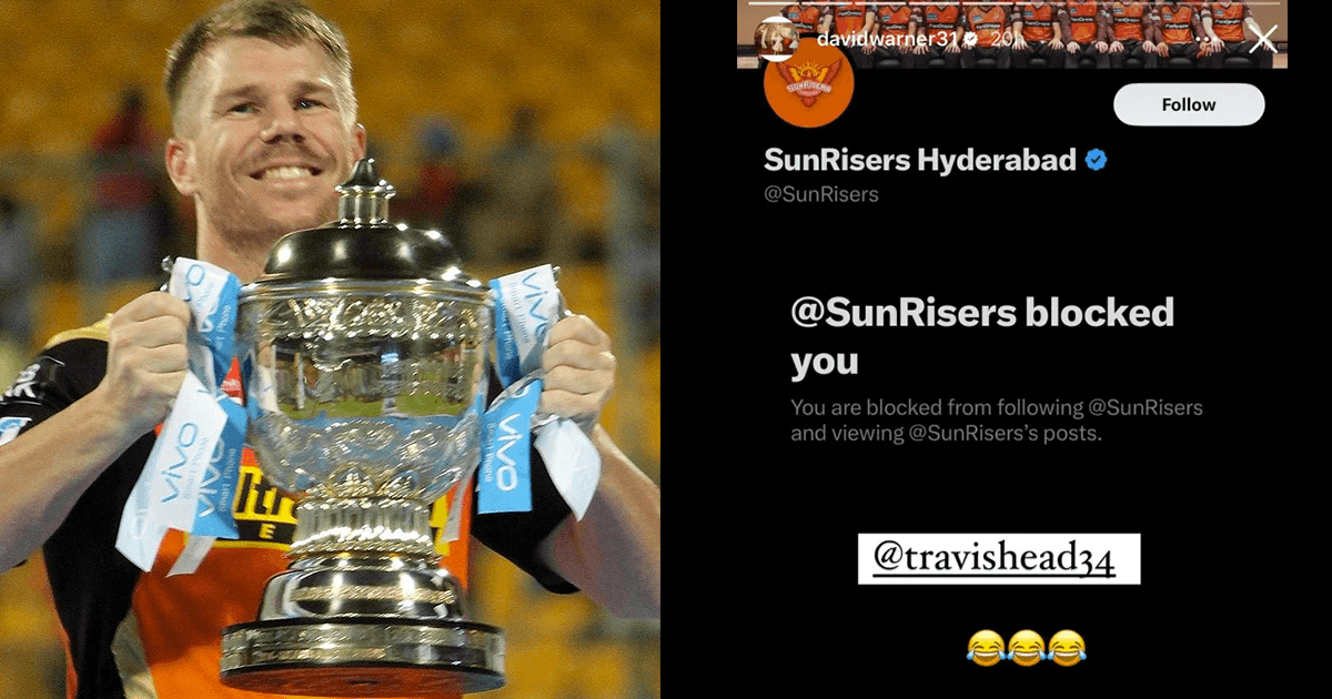 Team SRH ‘Blocked’ Their Only IPL-Winning Captain David Warner & We’re Second Hand Embarrassed