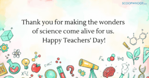 50+ Best Teachers Day Wishes for Science Teacher