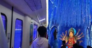 Kolkata Just Dropped a Metro-Themed Pandal, and It’s Taking Durga Puja to New Heights!