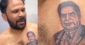 This Man Inked Ratan Tata’s Face On His Chest & It’s The Most Heartfelt Tribute Ever