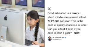 ₹4.27 Lakhs Fee For Grade 1: What Is A Fair Price For Good Education?