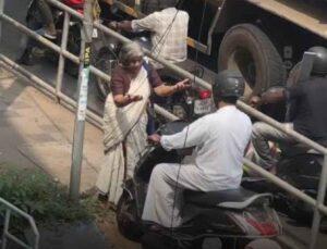 This Kerala Grandma Blocked a Scooter on the Footpath and the Internet Is Cheering