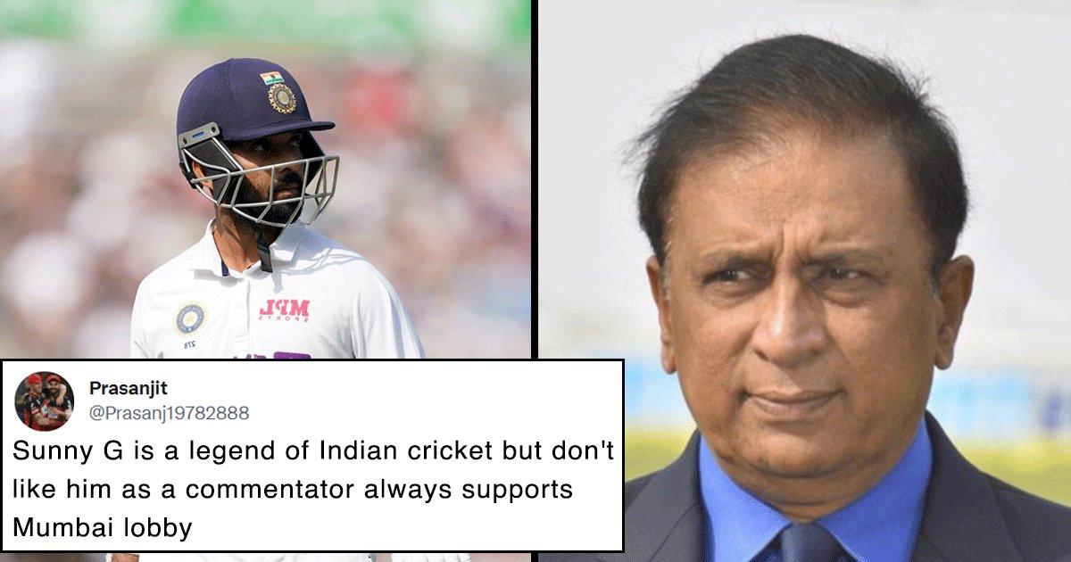 Indians Call Sunil Gavaskar ‘Mumbai Lobby’ For Allegedly Being Biased In Favour Of Ajinkya Rahane