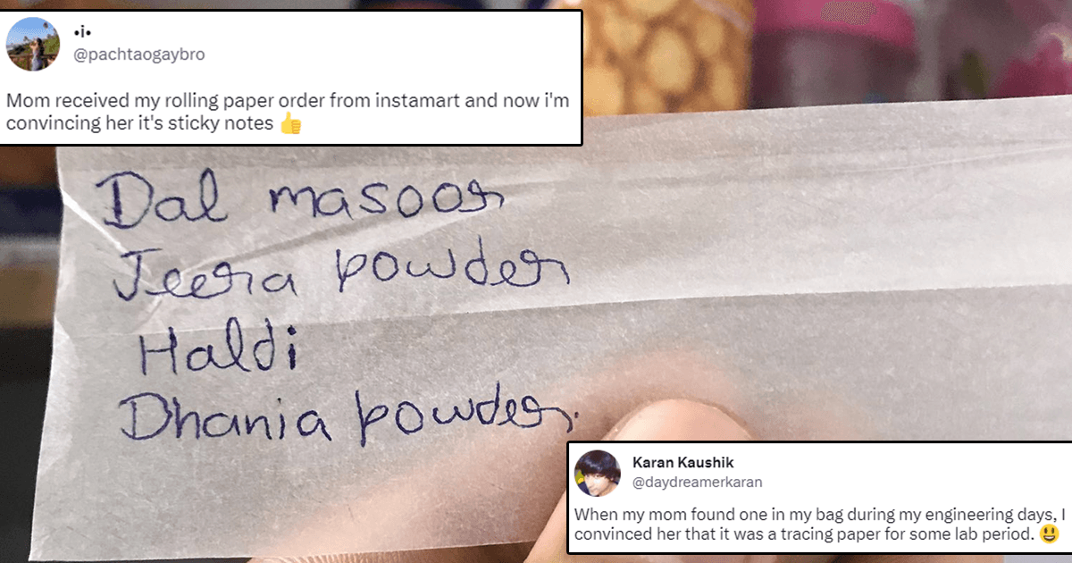 This Girl Told Her Mom That Her Rolling Paper Is Sticky Notes & Now Twitter Is Sharing Similar Stories